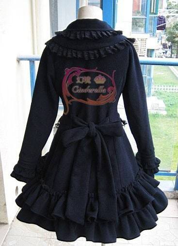 Double-layers Collar Lolita Winter Jacket