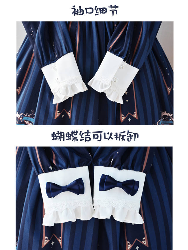 Book Before Sleeping~ Classic Lolita Printed OP