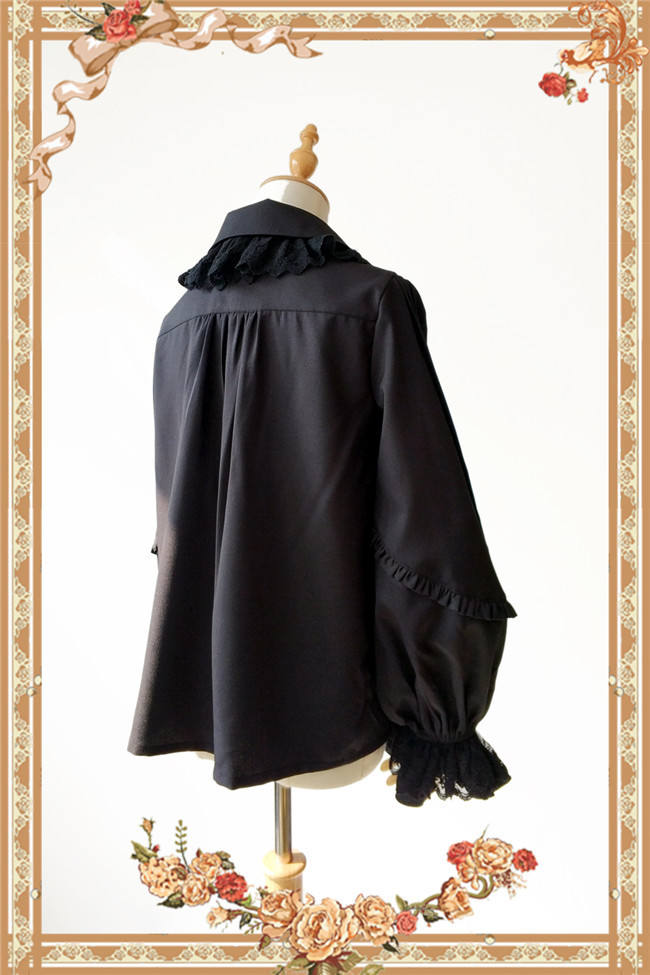 High Density Chiffon Lolita Long Sleeves Blouse