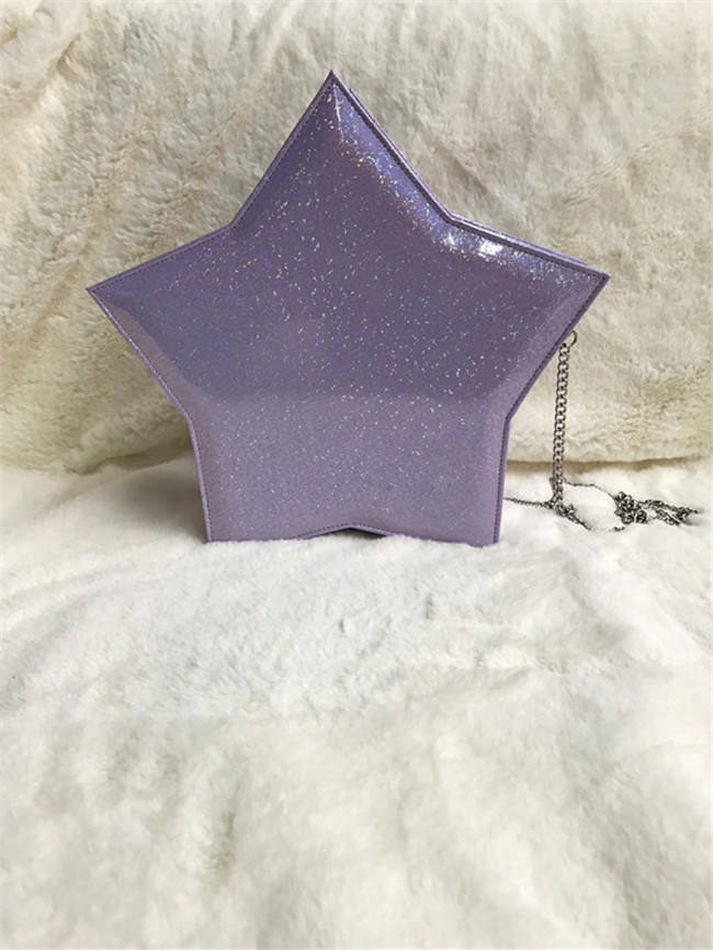 Sweet  Night Sky Five-pointed Star Lolita Bag - 2 Ways