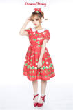 Sweet Strawberry Printed Lolita JSK - In Stock