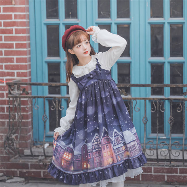 Warm House In Snow~ Sweet Lolita OP/JSK out