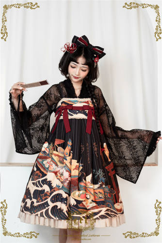 CEL Lolita ~Kaiseki Island Lolita JSK Super High Waist -Ready Made