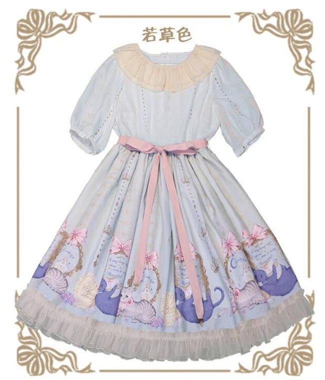 MissCat~ Soft Lolita OP Dress -Ready Made