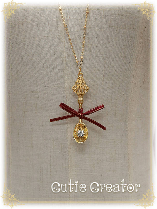 Cutie Creator ~ Dessert Party~ Scoop Bow Lolita Necklace