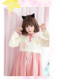 The Bear On Rainy Day ~Sweet Girl's Knitted Dress -Pre-order Closed