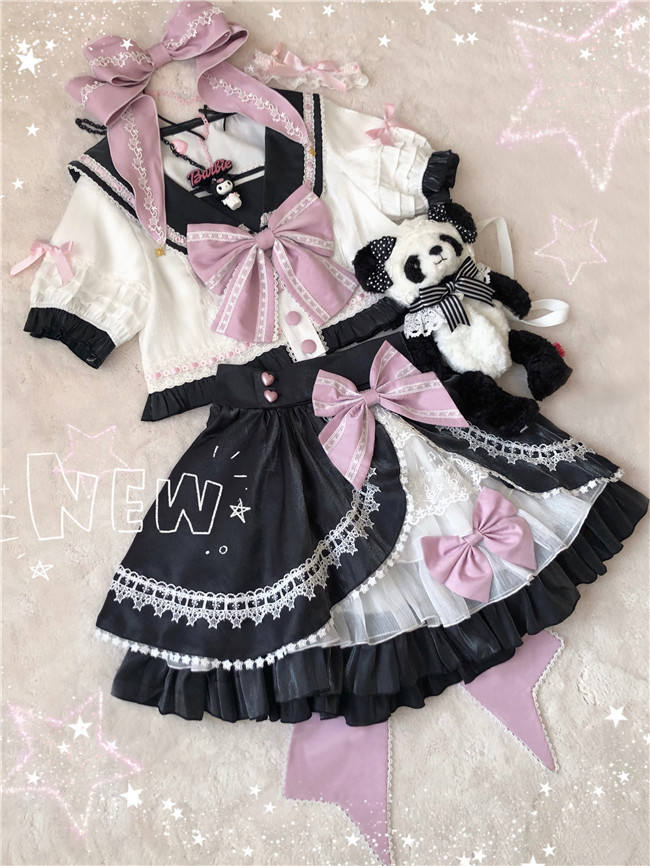 Rising Star ~Sweet Sailor Lolita Top+Skirt Set - In Stock
