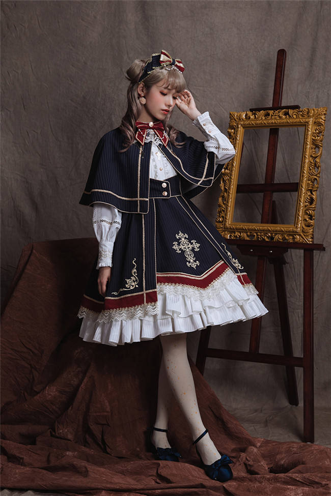 College of the Sacred Glory Cross~ Classic Lolita OP -Ready Made