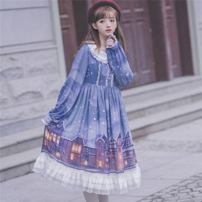 Warm House In Snow~ Sweet Lolita OP/JSK out