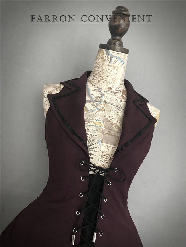 Foxtrot Fran's Oath Goth Assymtrical JSK Dress