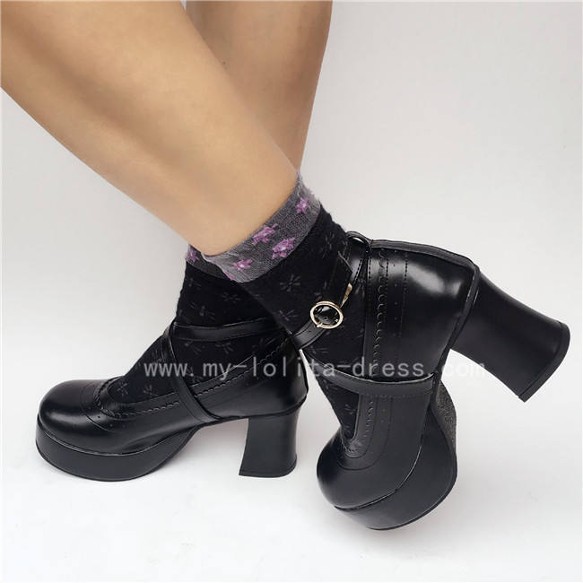 Cross Straps High Heel Lolia Shoes