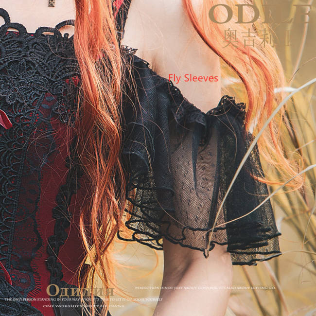 Odile~ Gothic Embroidery Lolita JSK Dress - Pre-order