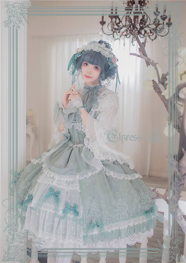 Elpress L ~Christmas D*Romance Ode~ Elegant Lolita JSK -Ready Made Purple M - In Stock