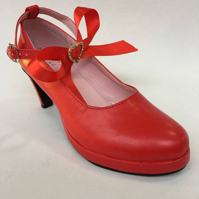 High Heel Sweet Pink Bow Lolita Shoes