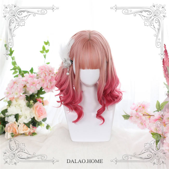 Dalao Home ~Raspberry Wine ~Sweet Short Lolita Wigs