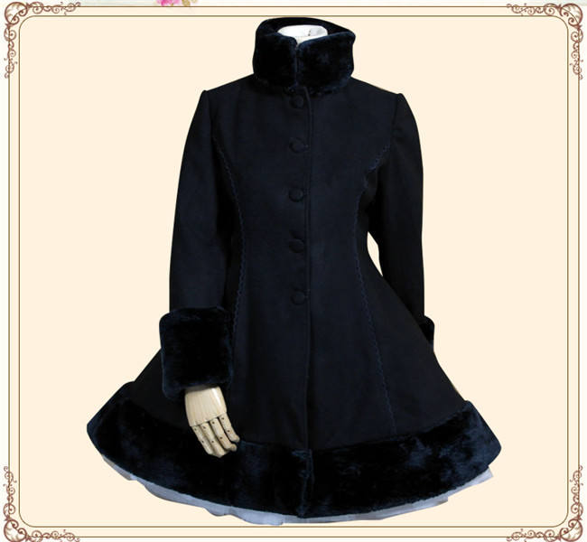 Lolita Princess Sweet Winter Slim Lolita Coat&Cape