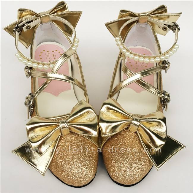 Antaina Tea Party Glitter Lolita Shoes