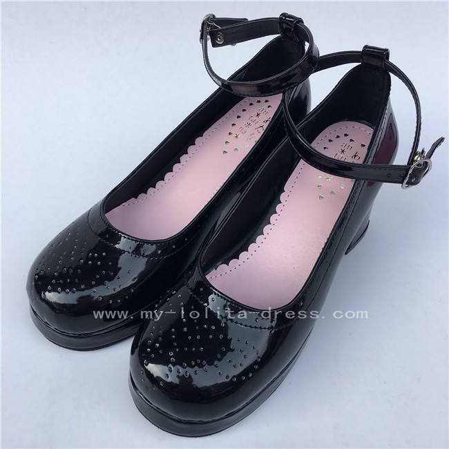 Matte White Satin Ribbon Lolita Shoes