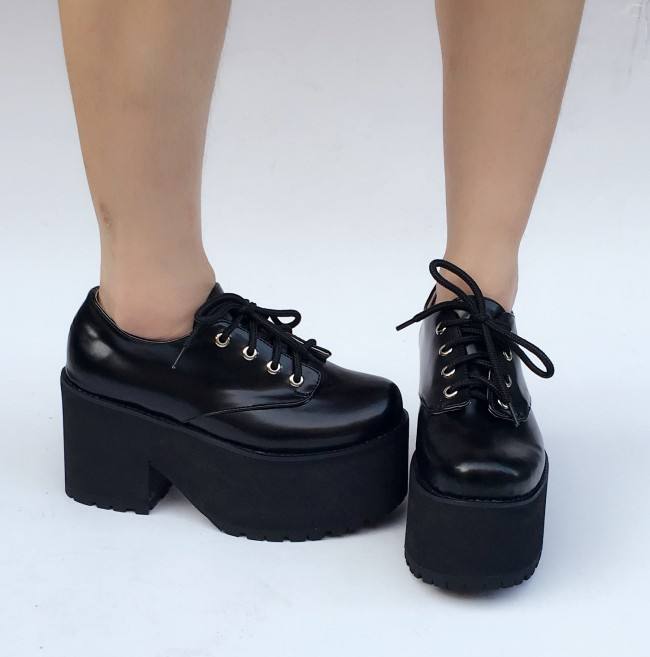 White High Platform Lolita Shoes