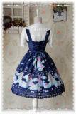 Infanta Sleeping Bear Chiffon Lolita Jumper Dress -OUT
