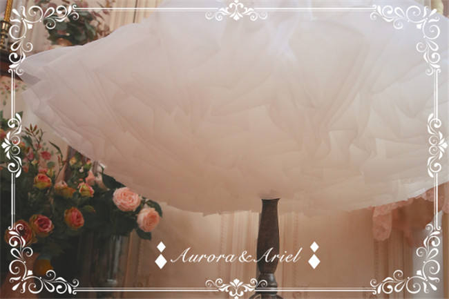 45m/60cm Super Puffy Aurora & Ariel Lolita Lolita Petticoat