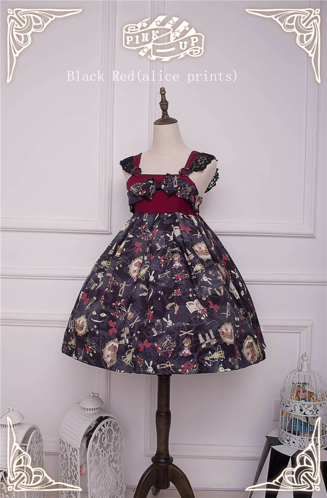 Weird Alice~ Lolita Printed JSK -Custom-tailor Pre-order  Closed