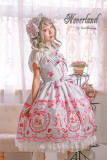 Strawberry Bunny~ Lolita High Waist JSK Dress