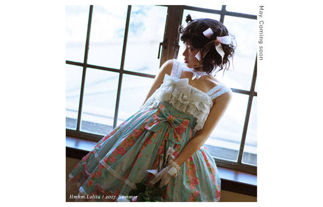 Rose Garden~ Sweet Lolita High Waist JSK Dress - Pre-order