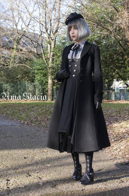 Time~ 2018 Winter Slim Wool Coat -out