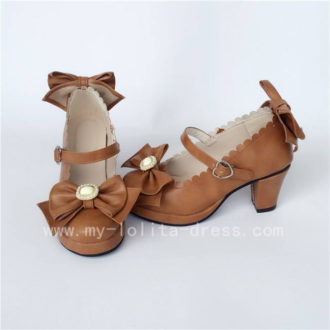 Elegant Bows Lolita Heels Shoes