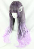 Japanese Dark Brown Purple Lolita Wig