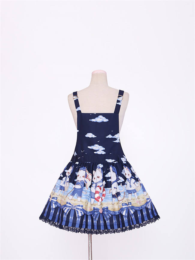 Tommy Bear ~ Kitty Sailor Cute Lolita JSK