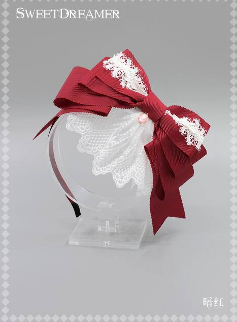 Cutie Creator  - Maiden's Prayer- Bow Lace Lolita Headbow