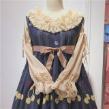 Seashell~ Winter Shirring Lolita Blouse -Ready Made