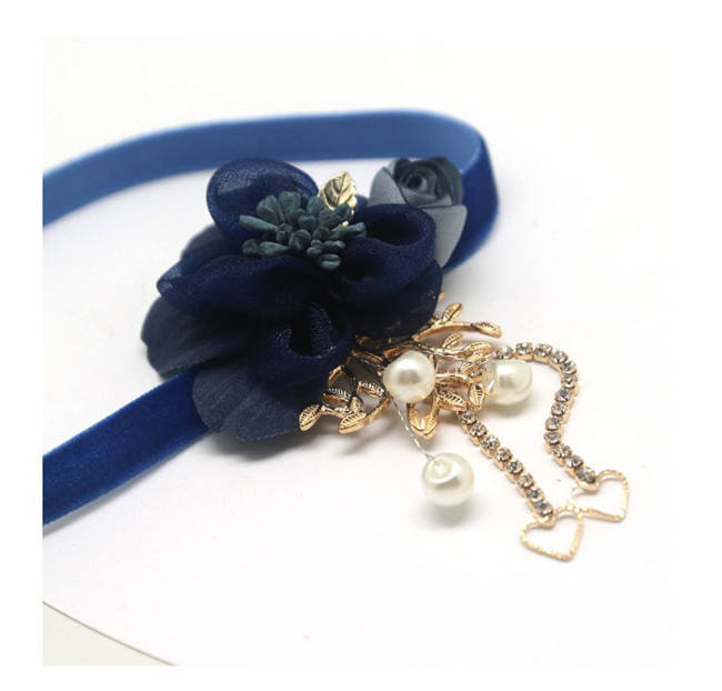 Bustling Flowers Beautiful Tassels Lolita necklace