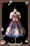 The Bell From Paradise~ Lolita Printed JSK+Headbow -Ready Made