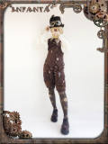Machinery Puppet~ Punk Style Ouji Lolita Vest + Short Pants Set