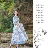 Elegant Qi Han Dynasty Printed OP -out