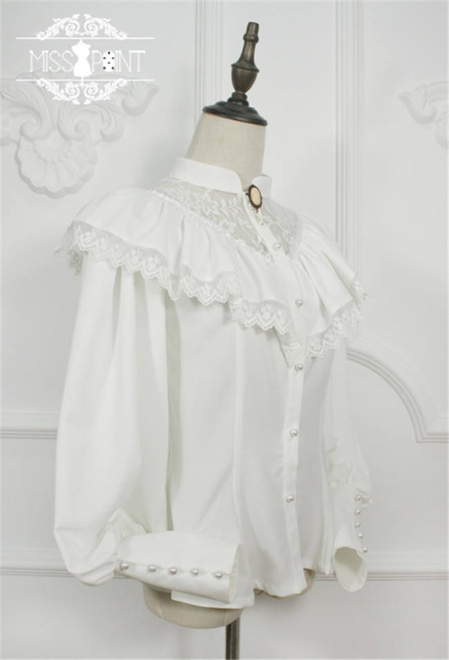 Alpine Maiden ~ Vintage Lolita Long Sleeves Blouse -Pre-order