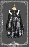 Antique Paper Doll~ Black  Lolita OP Long Sleeves New Version  - Ready Made