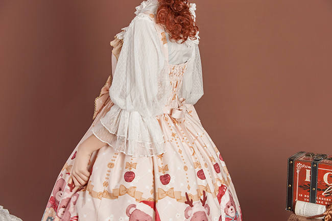 Gift Box Bear~ 2018 New Arrival Sweet Lolita Jumper