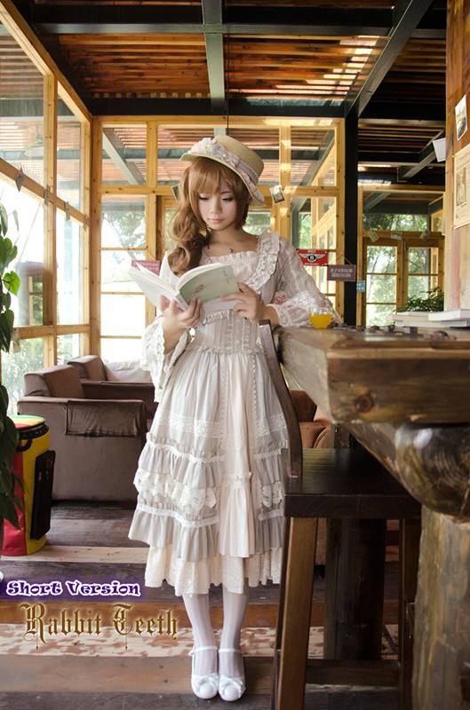 Rabbit Teeth ~Myosotis Sylvatica~ Vintage Classic Lolita OP Dress - Pre-order Closed