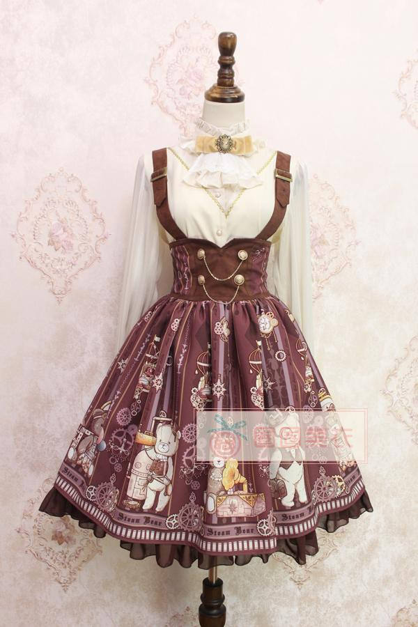 Alice Girl~ Steampunk Bear&Gear~ Lolita Salopette