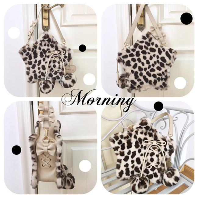 Repair of Love/Star~ Sweet Lolita Fur Hand Bag/Cross-body Bag