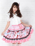 Strawberry Printed Skirt