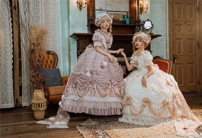 Henrietta ~Rose Queen Flowers Luxury Lolita OP