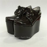 Elegant Glossy Lolita High Platform Shoes OUT