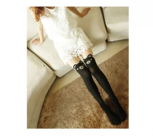 Pretty Japanese Cat Skin Color Thigh Lolita Tights $6.99-Girls