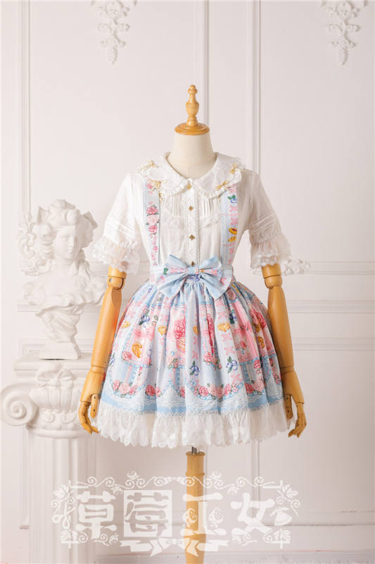 Strawbery Witch ~Blueberry Fruit~ Lolita Skirt