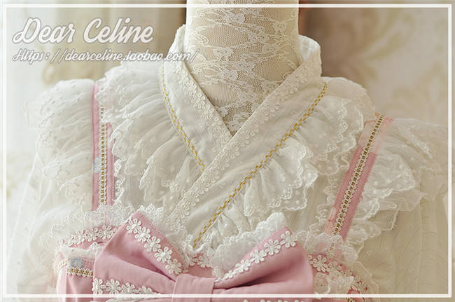 Dear Celine ~Sakura Rabbit~ High Waist Lolita JSK -Ready Made